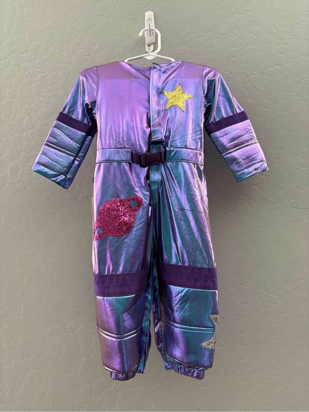 Pottery barn kids cosmic sparkle astronaut baby costume size 12-24 months